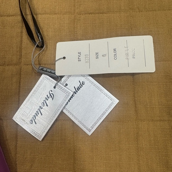 Elegant Purple Mini Dress - Picture 6 of 9